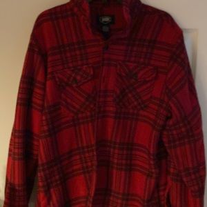 Plush Sherpa XL women’s size black and red